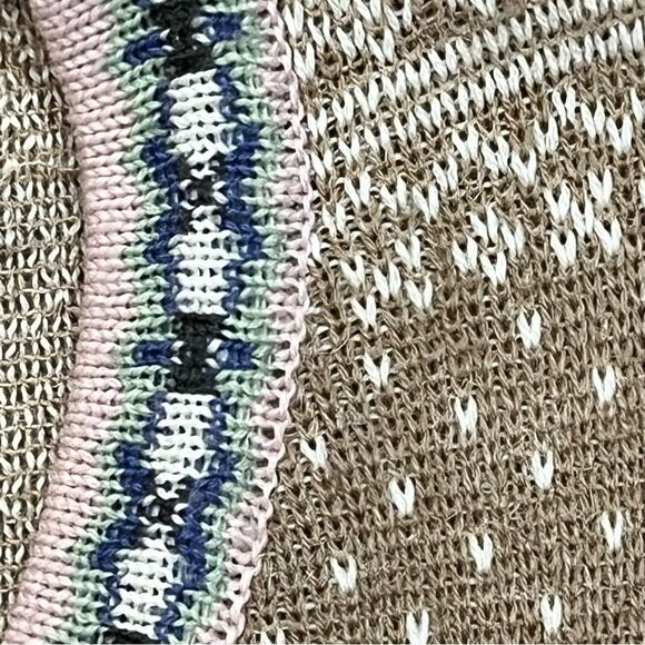 Vintage Tangiers Fair Isle Nordic Sweater Vest Size Large - Picture 9 of 11